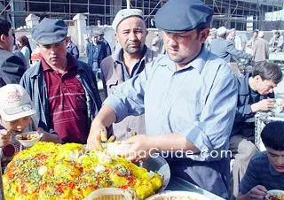 Local snack sold in the bazaar