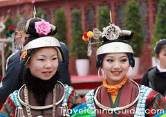 Miao Girls, Lusheng Festival
