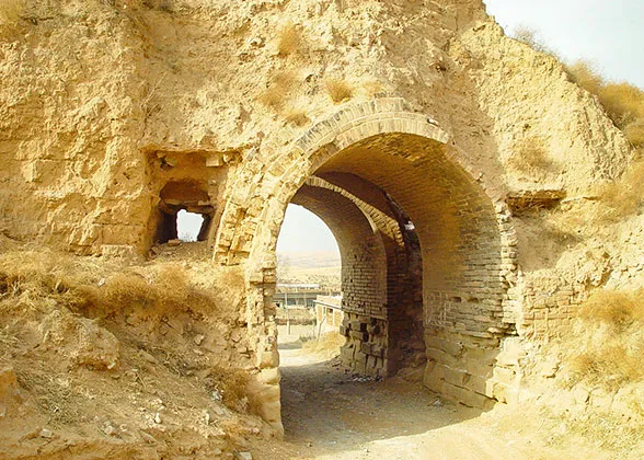 Ancient Great Wall in Yulin
