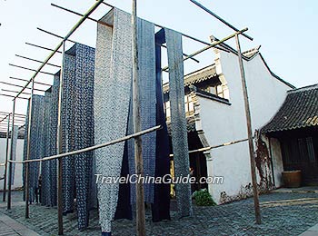 flower-printed blue cloth workshop, Wuzhen