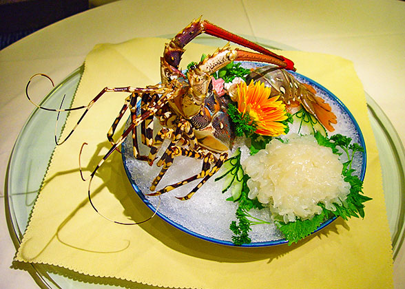 Lobster plays an important role in Chaozhou Cuisine. 