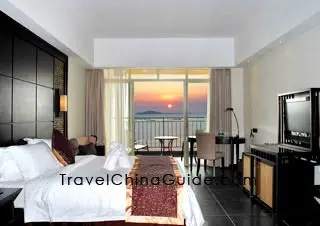 King-size Bed Room of a five-star hotel