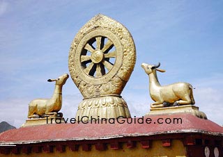 Dharma Wheel in Jokhang Temple