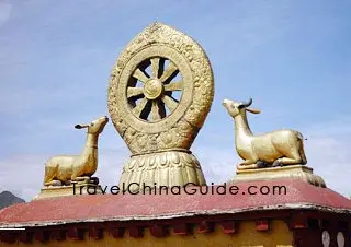 Dharma Wheel in Jokhang Temple