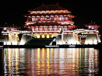 The night view of Tang Paradise