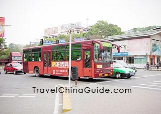 Public buses in Yichang City