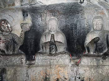 Buddha statues on Peak Flown From Afar