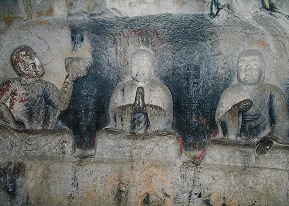 Buddha statues on Peak Flown From Afar