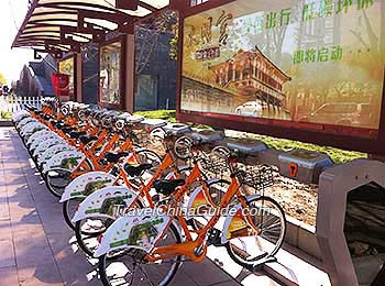 Rental bicycles in China