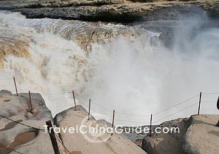 The turbulent waterfall