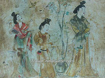 Fresco in Yongtai Princess Tomb