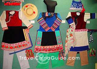 The costumes of ethnic groups