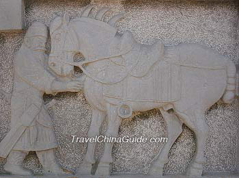 The stone carvings, Zhao Mausoleum