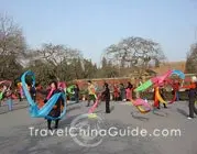 Jingshan Park, a leisure place for locals