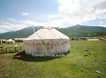 Yurt Houses in Kanas