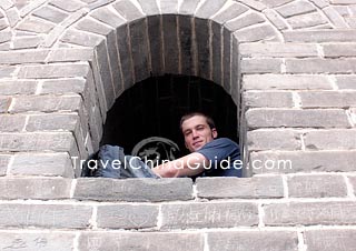 Dustin on Badaling Great Wall