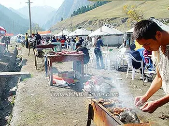 A barbecue in the Southern Pasture