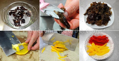 Preparation for Black Fungus with Mashed Garlic