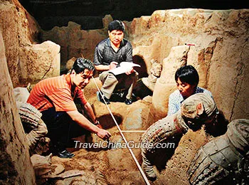 Archaeological Site, Terracotta Warriors and Horses