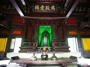 The memorial hall in Lord Bao