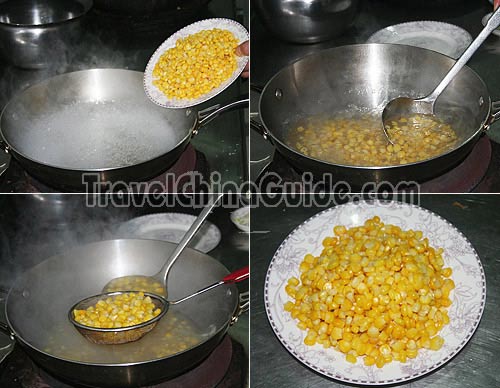 Boil the Corn Kernels