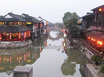 Xitang Ancient Town at Night