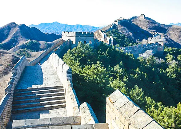 Well-Preserved Great Wall in Beijing