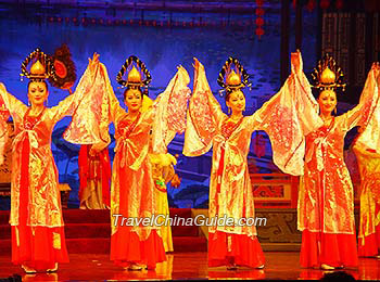 Xi''an Shining dance costume