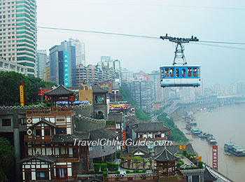 Chongqing Passenger Ropeway on Yangtze River