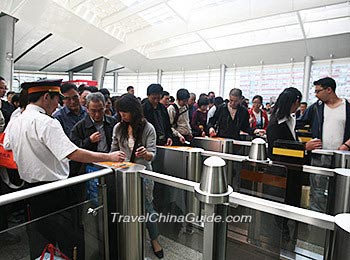 Ticket Check at Boarding Gate