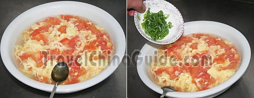 Season Tomato and Egg Soup