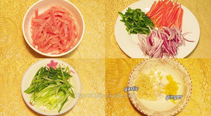 Preparation for Stir Fried Noodles