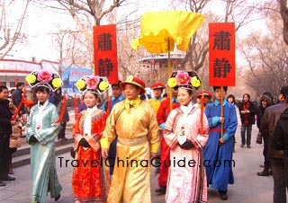 people in ancient costume