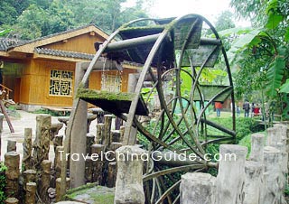 Water wheel, ancient farming tool