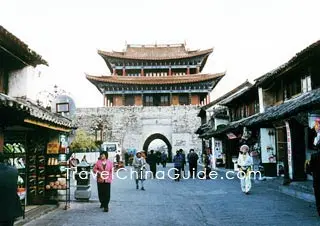 Old city gate of Dali