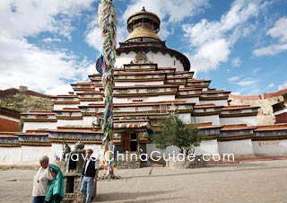 Stupa in Palkhor Monastery 