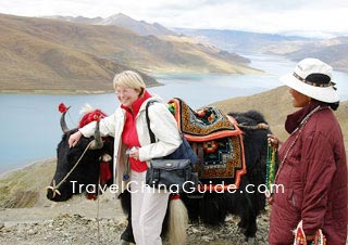 Holy lake in Tibet