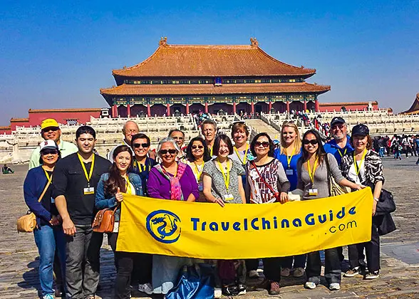 Our Tour Group at Hall of Supreme Harmony