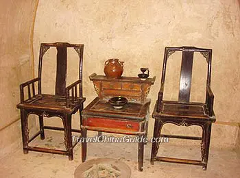 Ancient Furniture in the Cool Cave