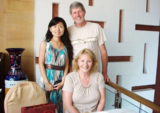 Our travel consultant with guests