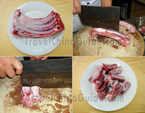Preparation for Braised Spare Ribs