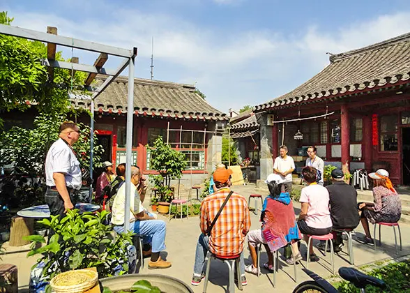 Visiting a Courtyard