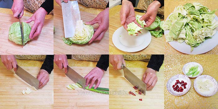 Preparation for Hand-torn Cabbage