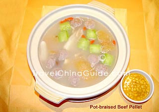 Pot-braised Beef Pellet, Yue Zhen Xuan Restaurant