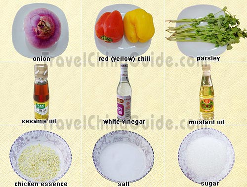 Ingredients of Cold Onion