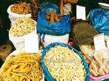 Dried herbs from Mt.Emei