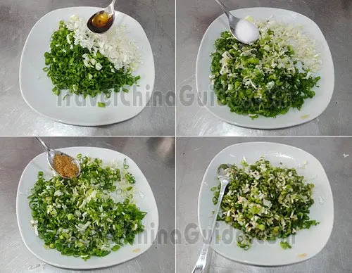 Prepare chopped Green Onion