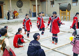 Bamboo Pole Dance of Hani Nationality