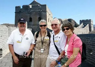 Tourists on the Great Wall, Beijing