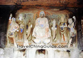 Buddha Statues in the Great Buddha Cave 